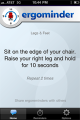 Ergonomics Reminder